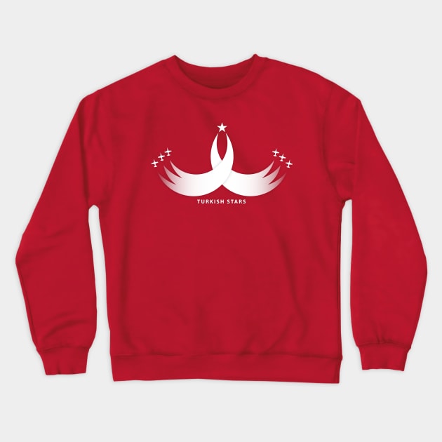 Turkish Stars Crewneck Sweatshirt by aykutirhan